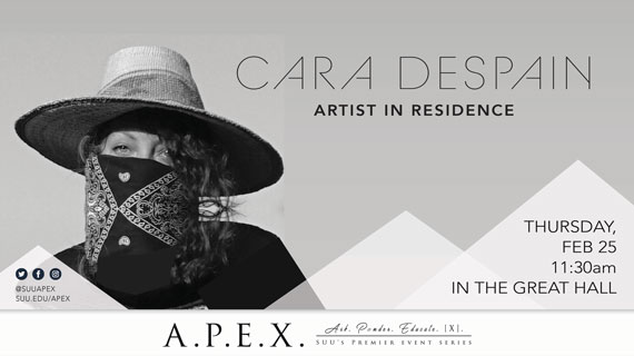 A.P.E.X. Events Presents Cara Despain